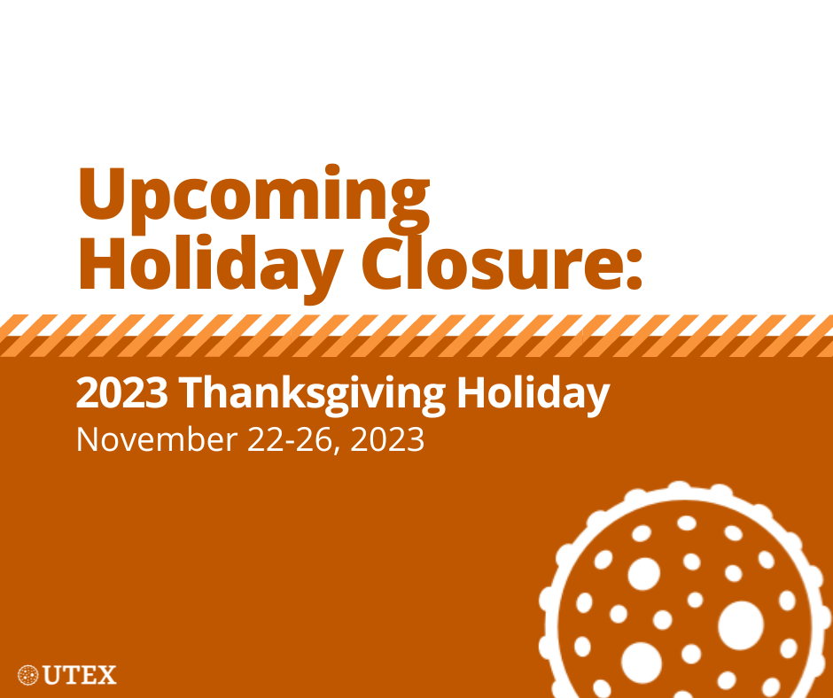 Upcoming Holiday Closure: U.S. Thanksgiving Holiday - November 22-26, 2023