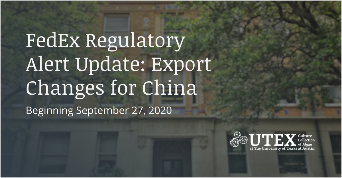 FedEx Regulatory Alert Update: U.S. BIS Export Control Changes for China