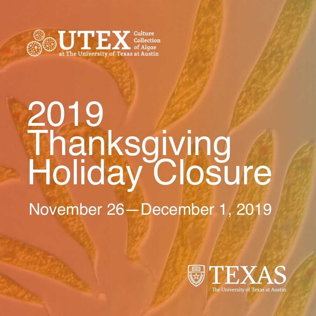 Upcoming Ordering Deadlines & Holiday Closure: 2019 U.S. Thanksgiving Holiday