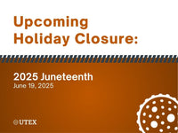 Upcoming Holiday Closure: 2025 Juneteenth | UTEX Culture Collection of Algae